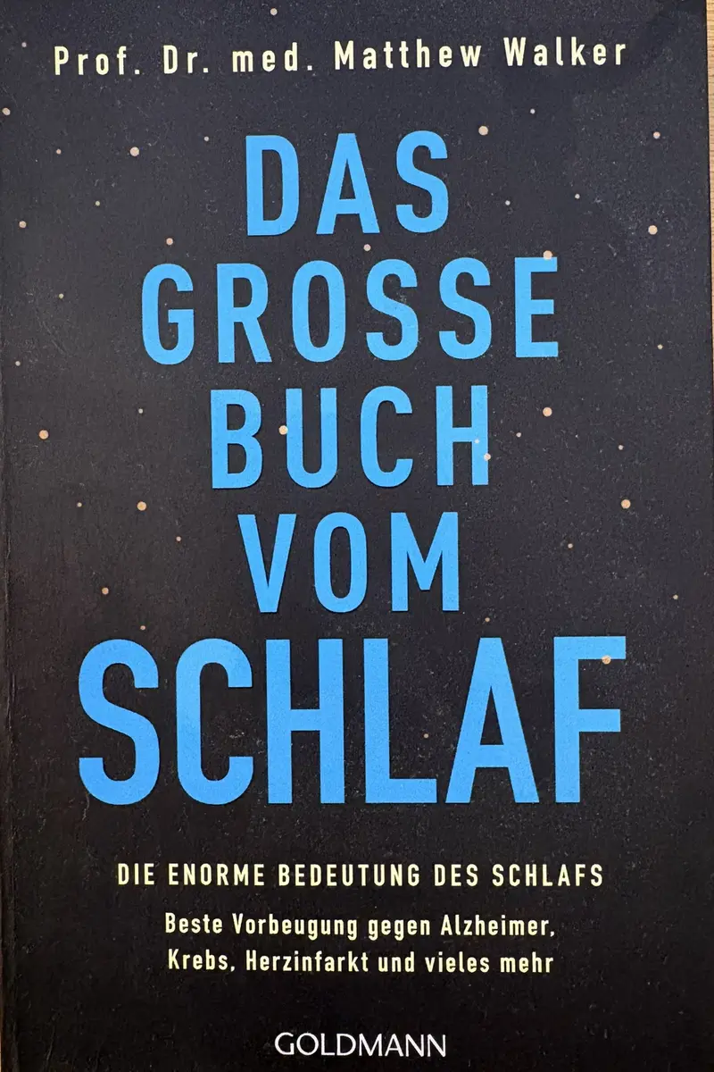 Front cover of Das gro&szlig;e Buch vom Schlaf by Matthew Walker