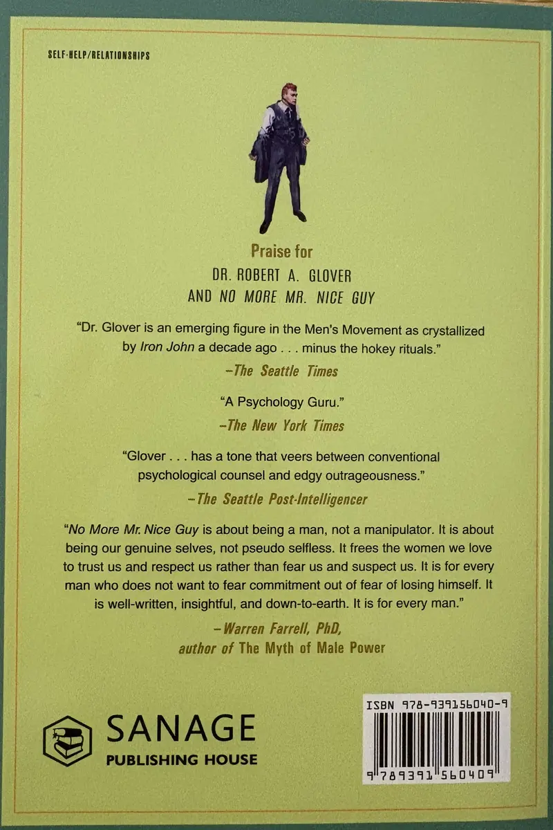 Back cover of No More Mr. Nice Guy by Robert A. Glover